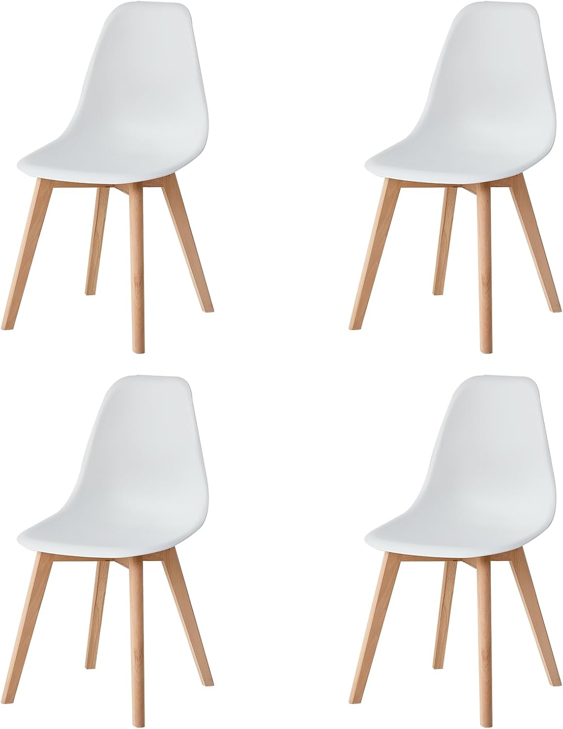 Pack 4 Sillas GrandCA HOME Set 4 SillaTapizadas en Pana