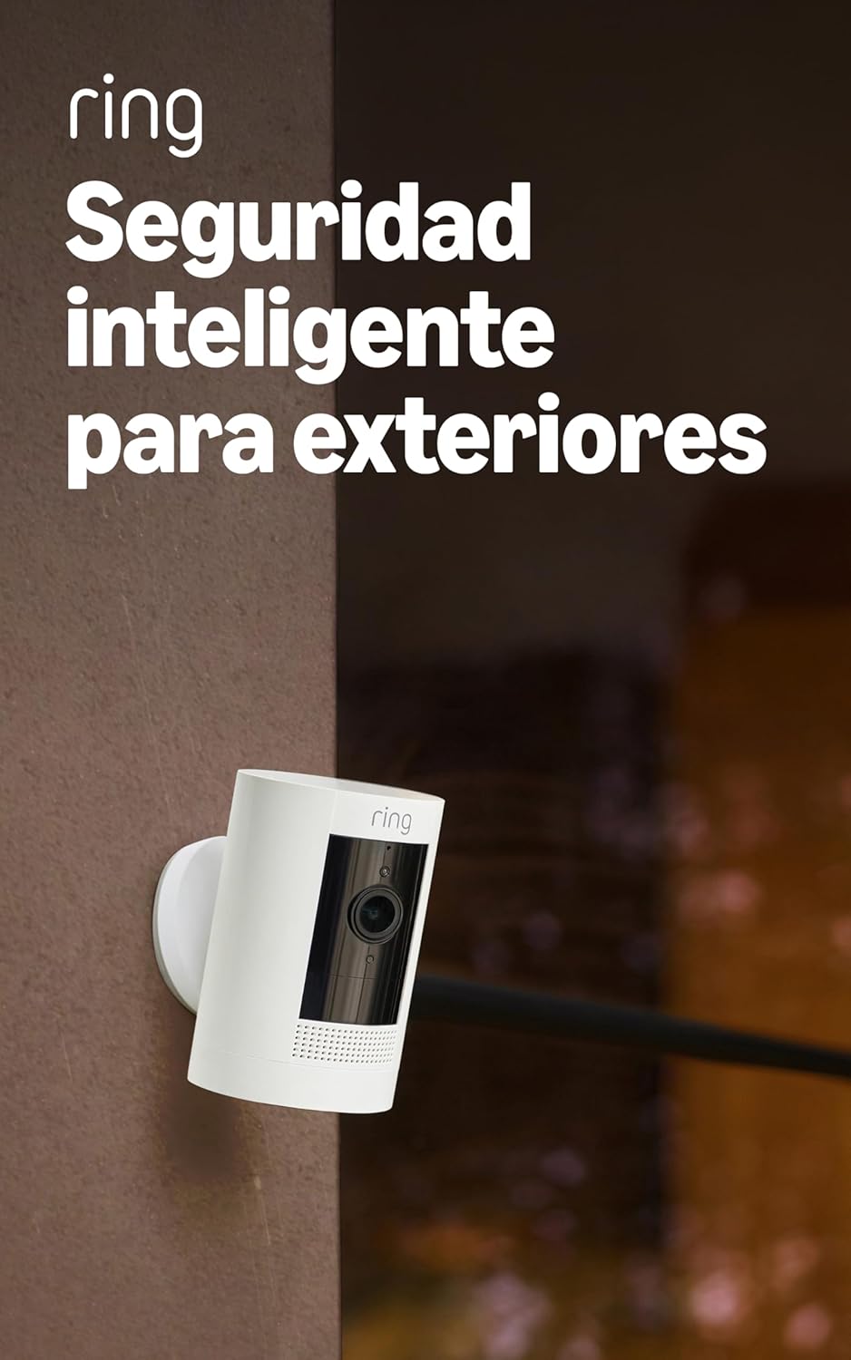 Ring Stick Up Cam Battery Cámara de Vigilancia Exterior Wifi con Batería