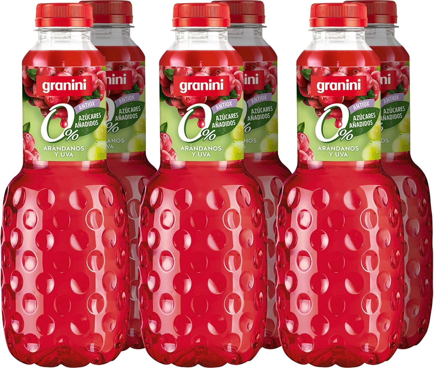 Pack 3 Granini Bebida de Frutas Arándanos y Uva 1 L
