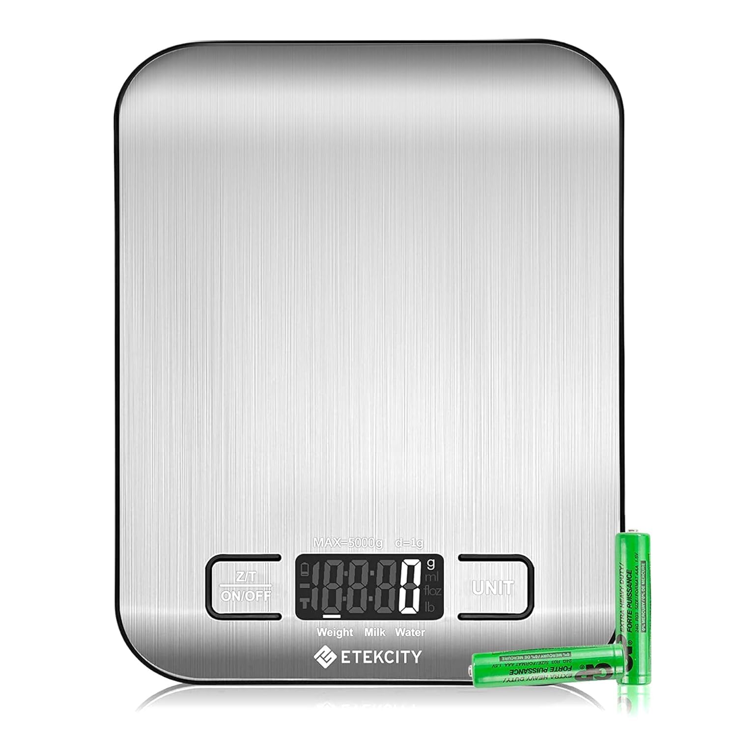 Etekcity EK6015 Báscula de Cocina Digital Acero Inoxidable 5kg