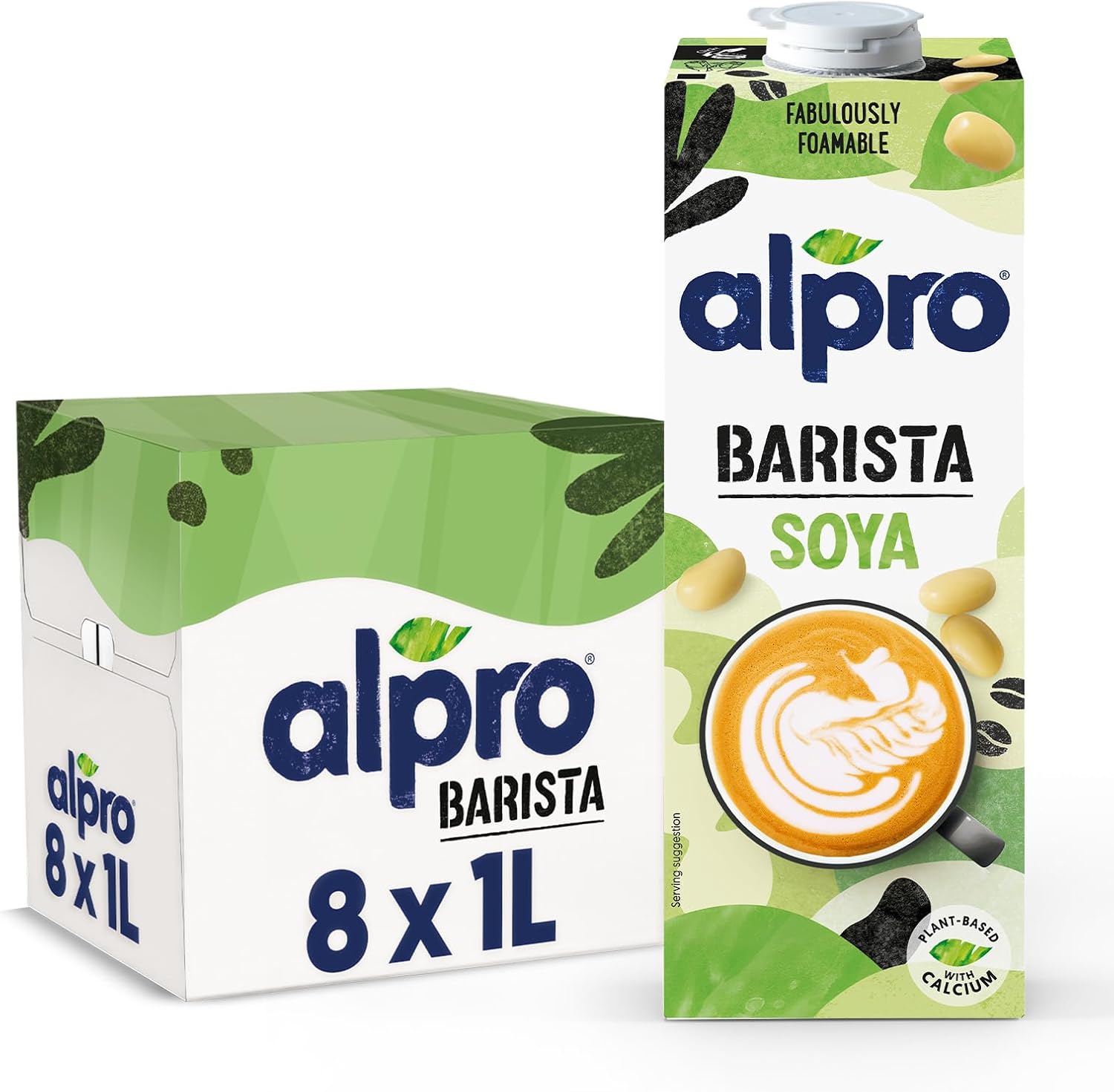 Pack 8 Alpro Bebida de Soja Barista 1 l