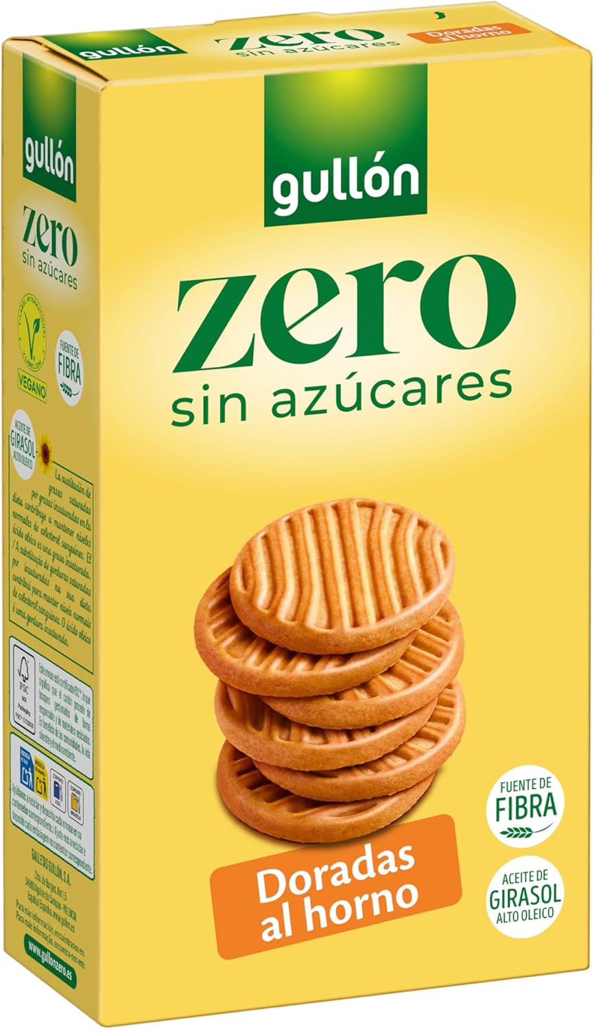 Galletas Gullón Doradas al Horno Sin Azúcar 330 g