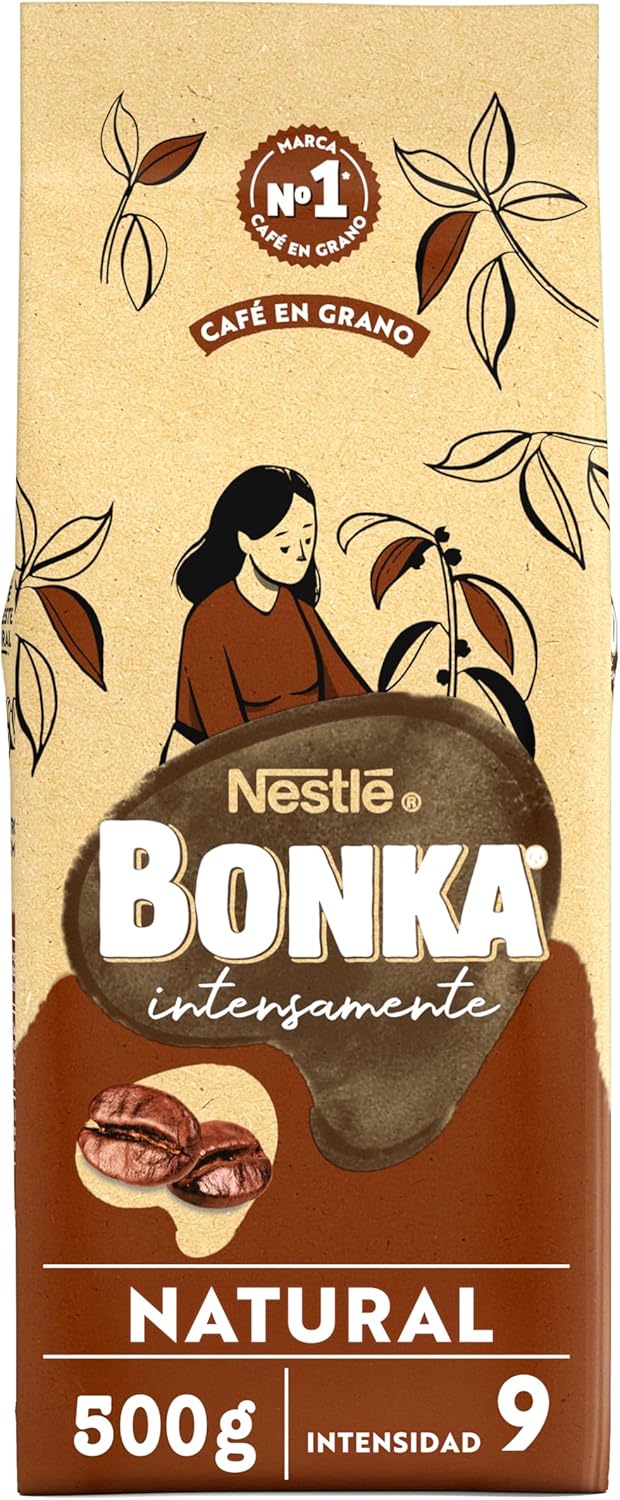 Pack de 3 Café en Grano Bonka Natural 500 g