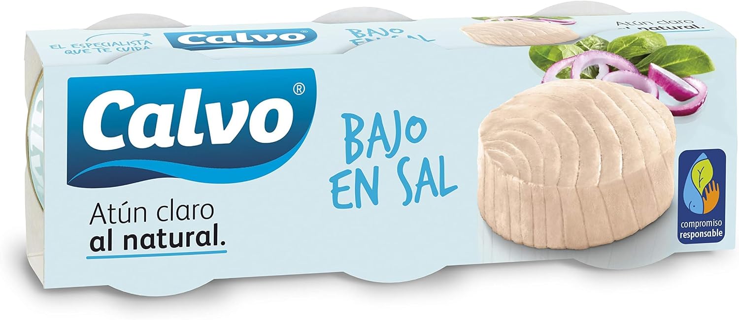 Pack de 6 Calvo Atún Claro al Natural 80 g