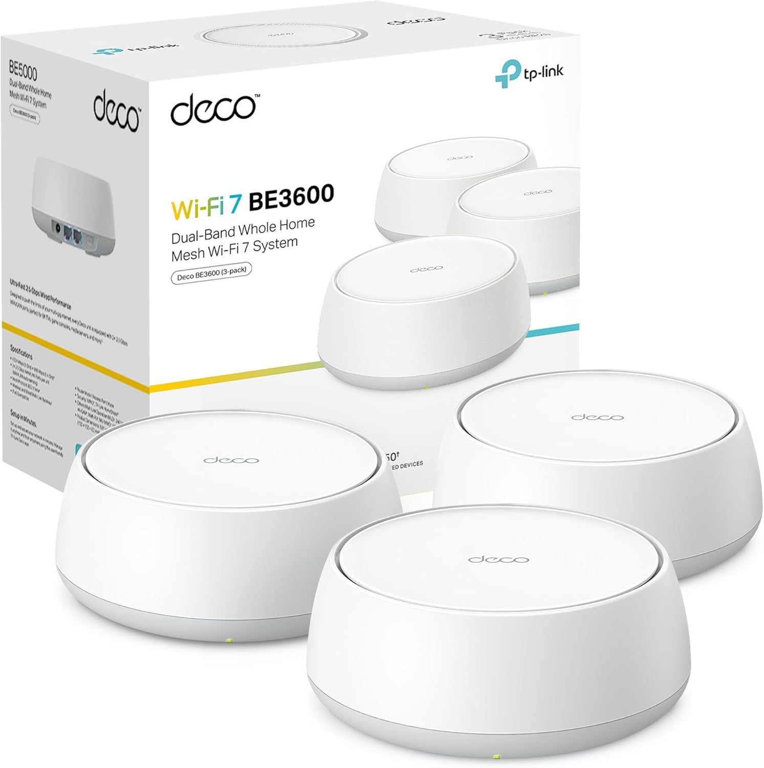TP-Link Deco BE25 Sistema WiFi 7 Mesh BE3600 3-Pack
