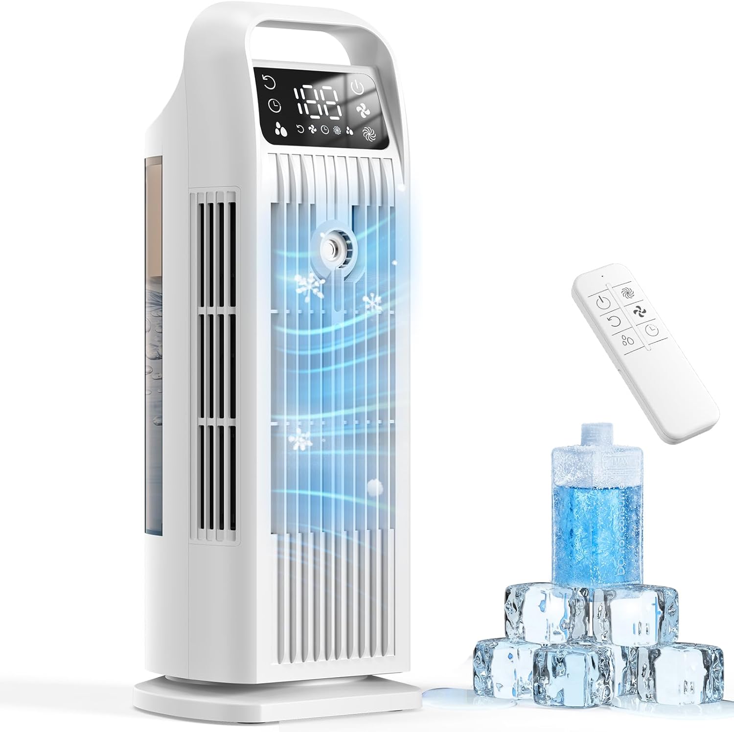 MaidellAir Ventilador Evaporativo Portátil 6 en 1