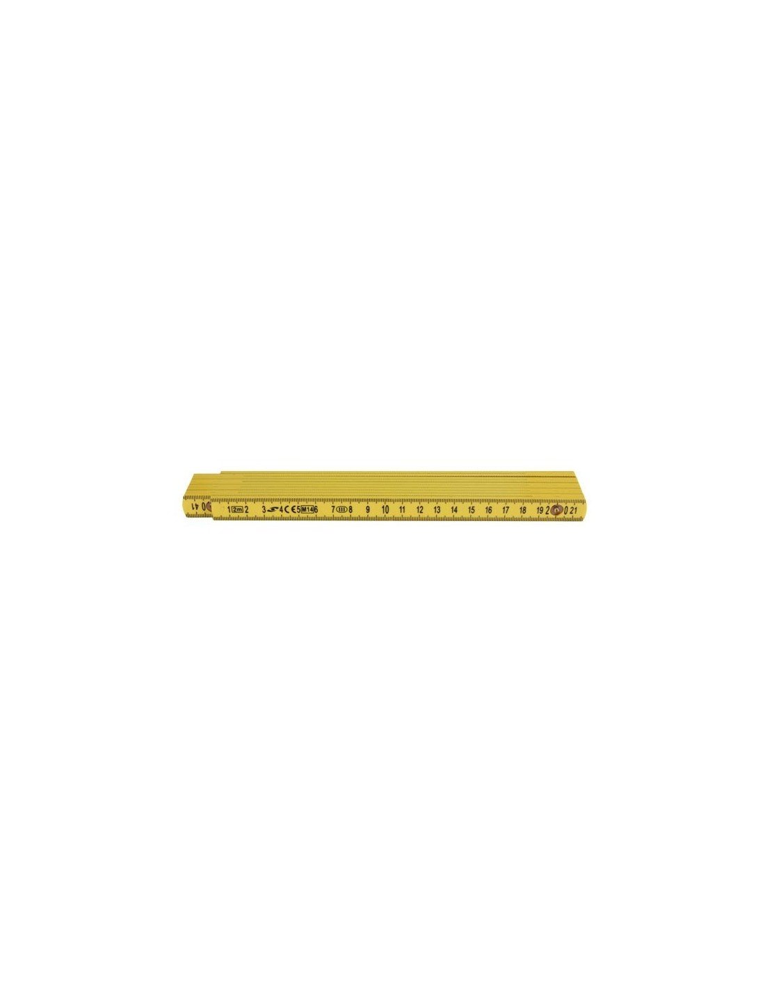 Toolland Regla Plegable Fibra de Vidrio 2 m