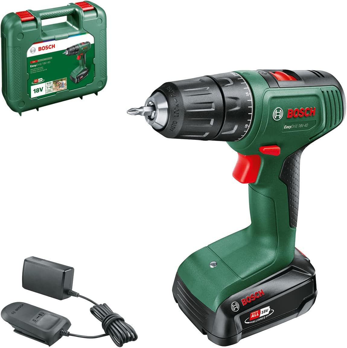 Bosch EasyDrill 18V-40 Taladro Atornillador a Batería