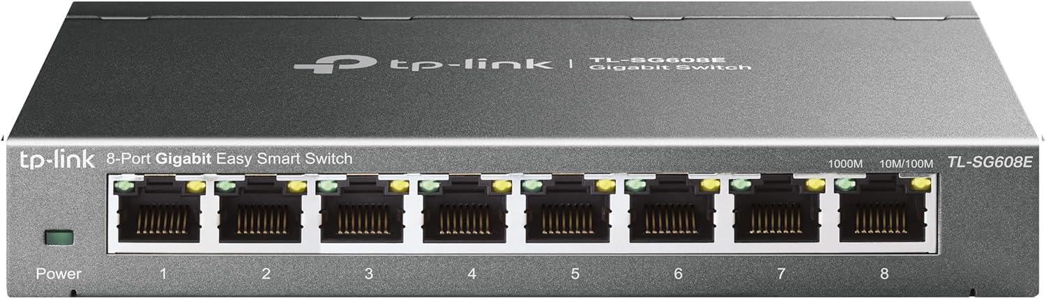 TP-Link TL-SG608E Switch Gigabit 8 Puertos