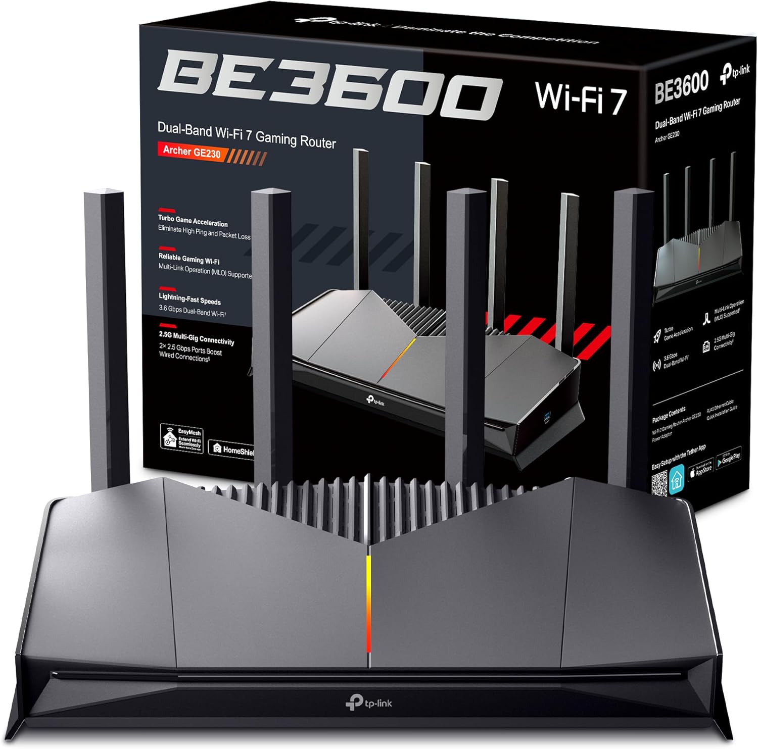 TP-Link Archer GE230 Router Gaming Wi-Fi 7 BE3600