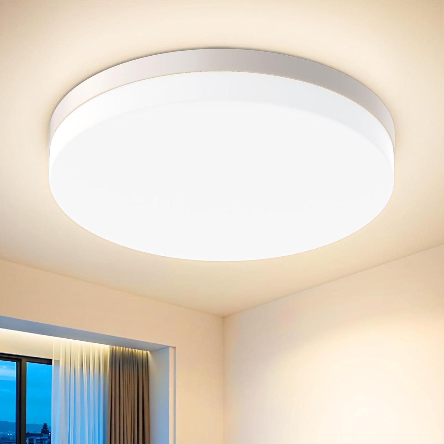 Kuwork Plafón LED Techo 48W 4000K Ø30cm