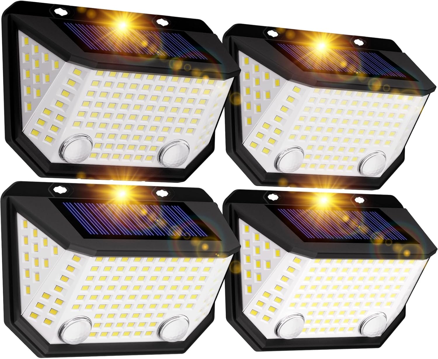 K KASONIC Luces Solares LED Exterior Sensor Dual