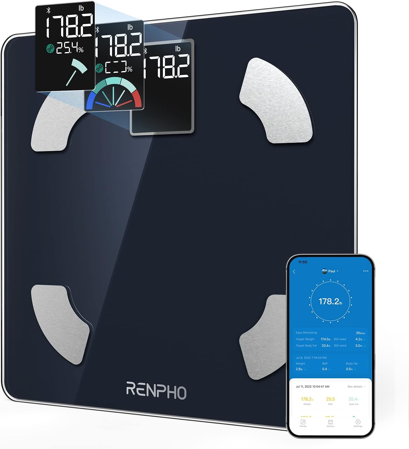 Renpho Elis 1 Báscula Grasa Corporal Bluetooth