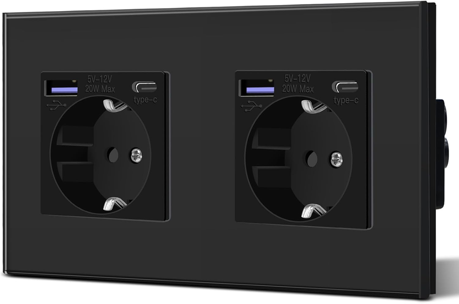 Bseed Enchufe Doble Con USB C Y Tipo C
