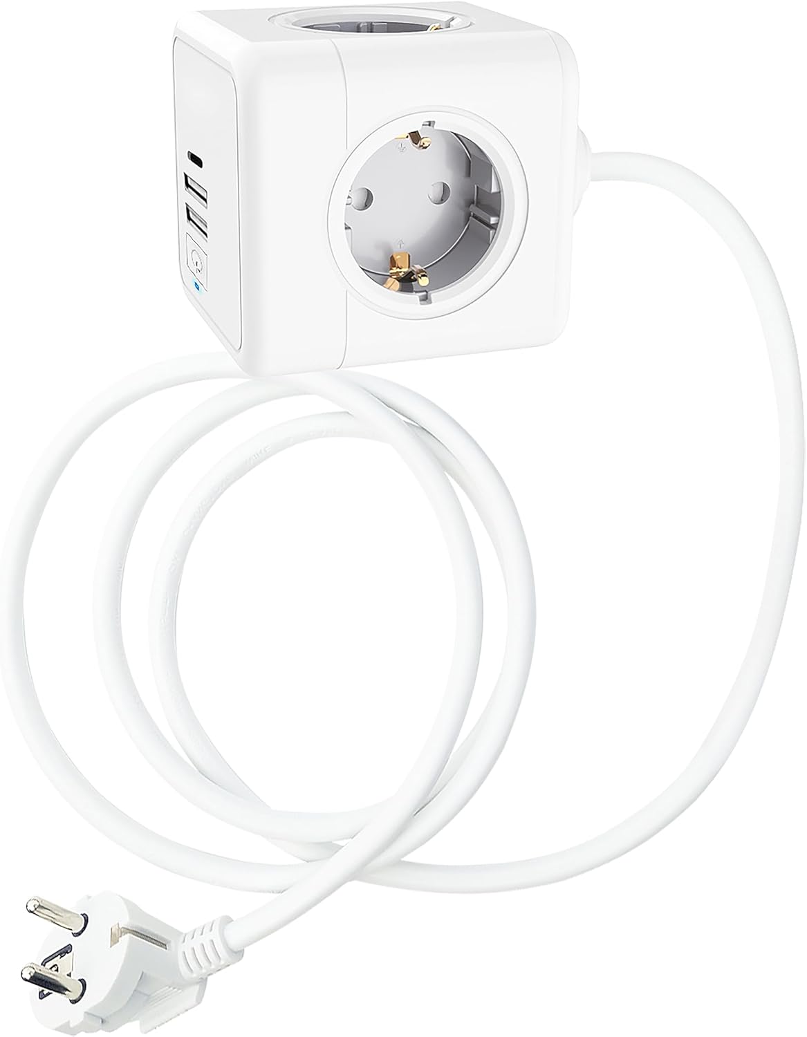 Technaxx Power Cube USB TX-195 Enchufe Múltiple