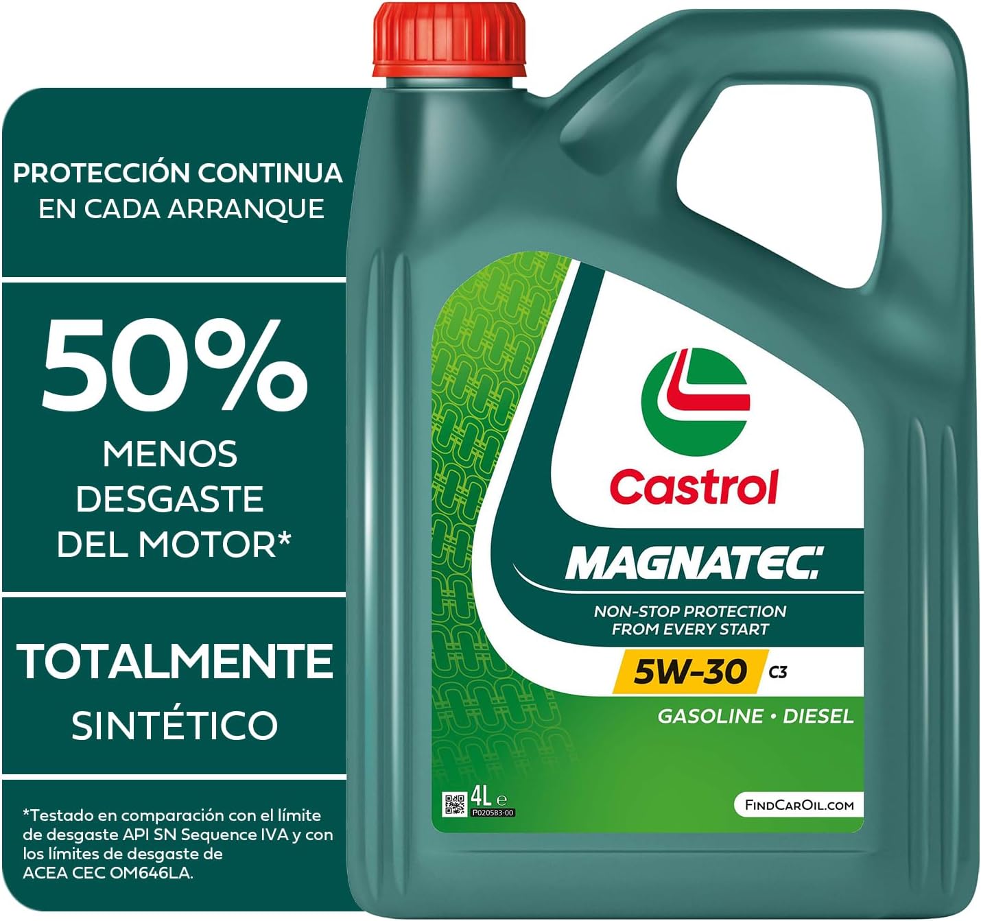 Castrol Magnatec 5W-30 C3 Aceite de Motor Sintético 4L