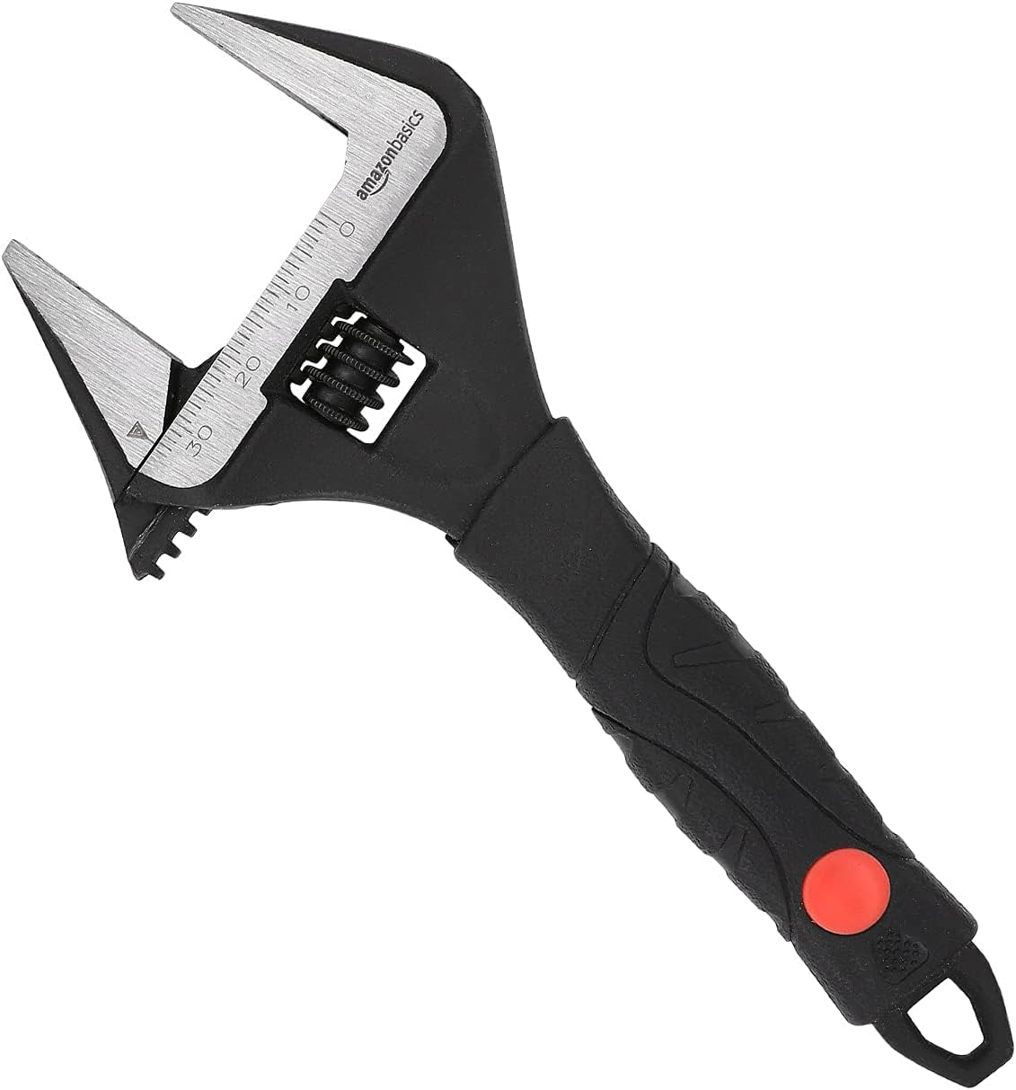 Amazon Basics Llave de Boca Ancha Ajustable para Fontanería 16.1 cm
