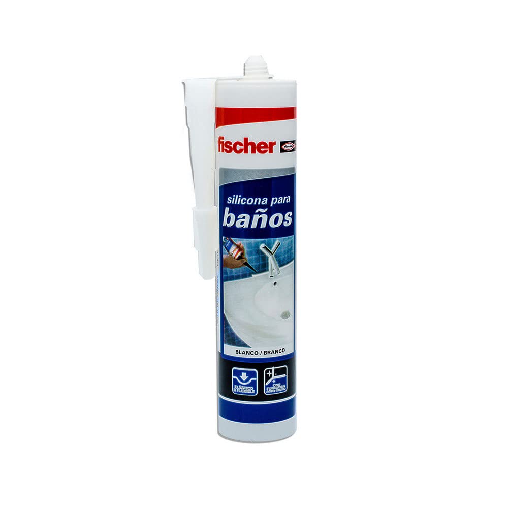 Fischer Silicona Blanca Antimoho para Baños 300ml