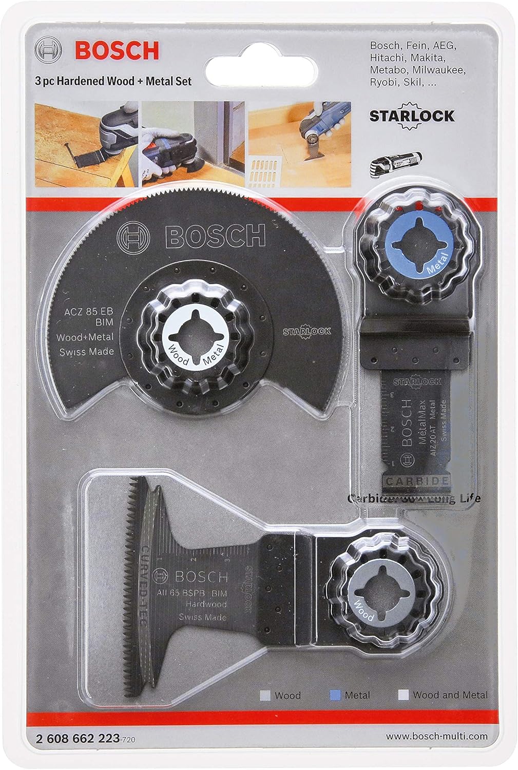 Bosch Professional Set para Baldosas 3 Piezas Starlock