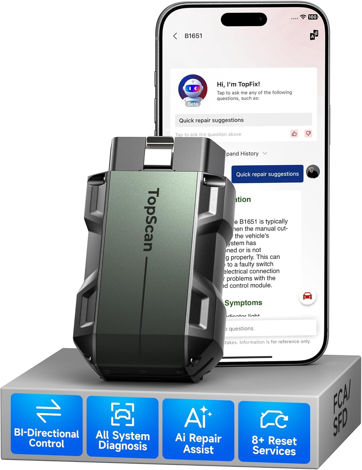 Escáner OBD2 TOPDON TopScan Lite