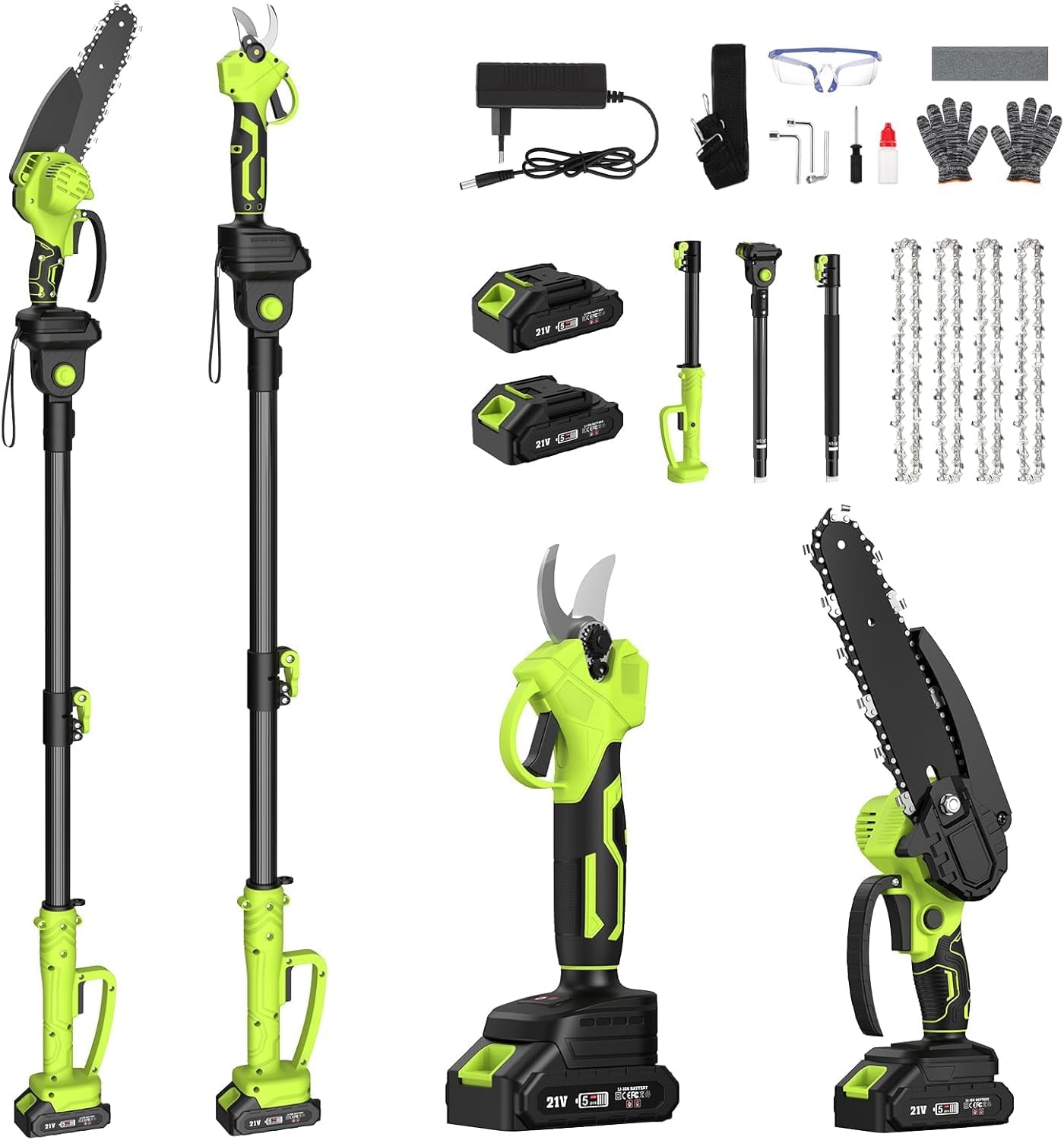 Motosierra de Pértiga Finade F007 2 en 1 de 6"