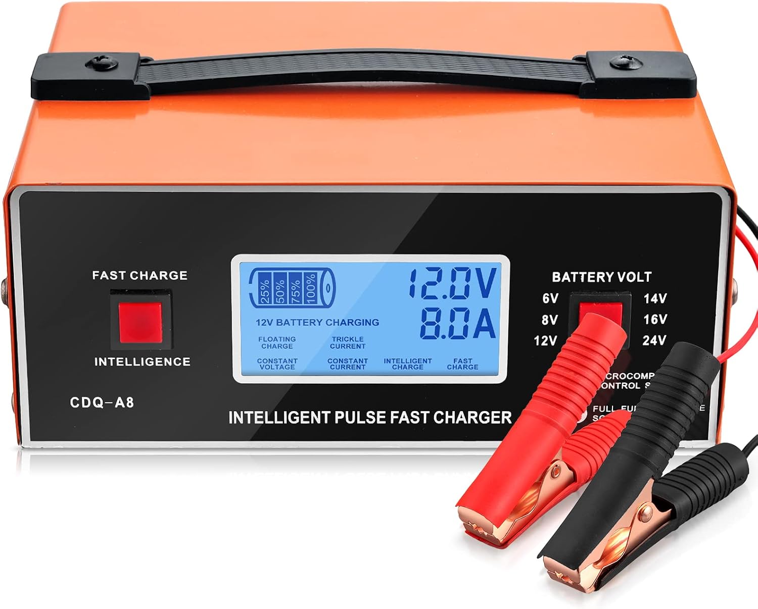 Cargador de Baterías de Coche EYPINS 6-24 V 10 A