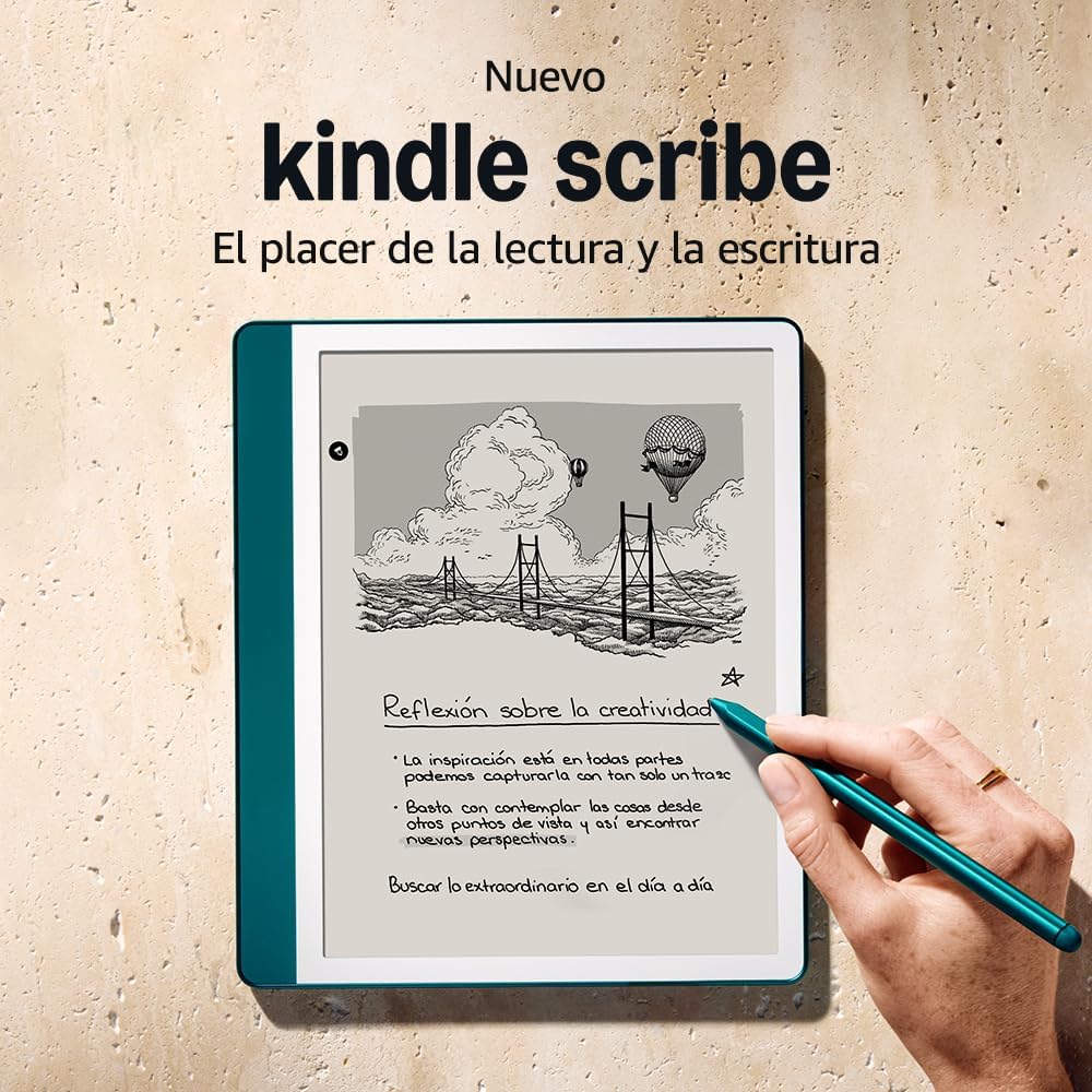 Amazon Kindle Scribe (64 GB) | Pantalla rediseñada con bordes uniformes. Escribe a ma