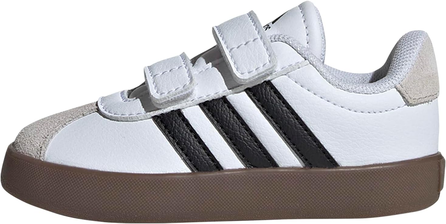 adidas Unisex niños VL Court 3.0 Shoes Infants, Cloud White/Core Black/Grey One, 25 1