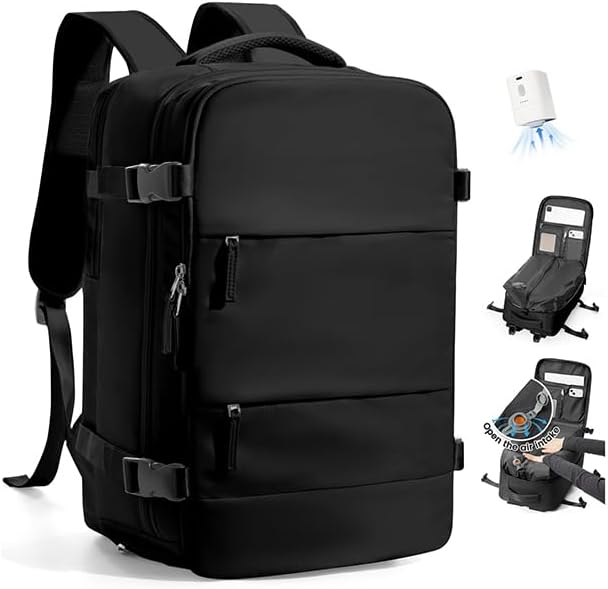 SZLX Mochila De Vacío Equipaje De Mano Mujeres, Mochila Airbag Con Sistema De Vacío P