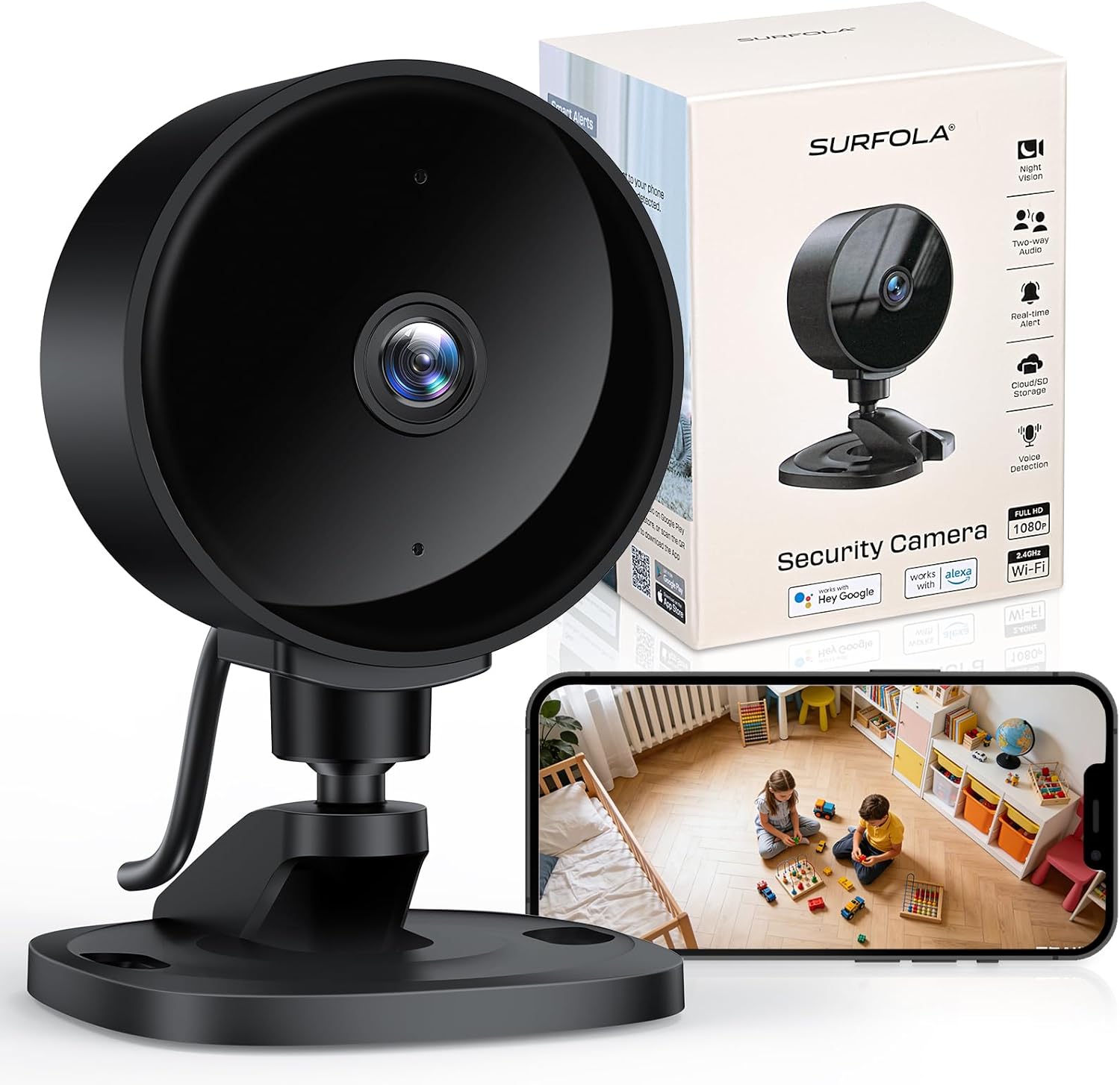Cámara 1080P con integración total en hogar inteligente
