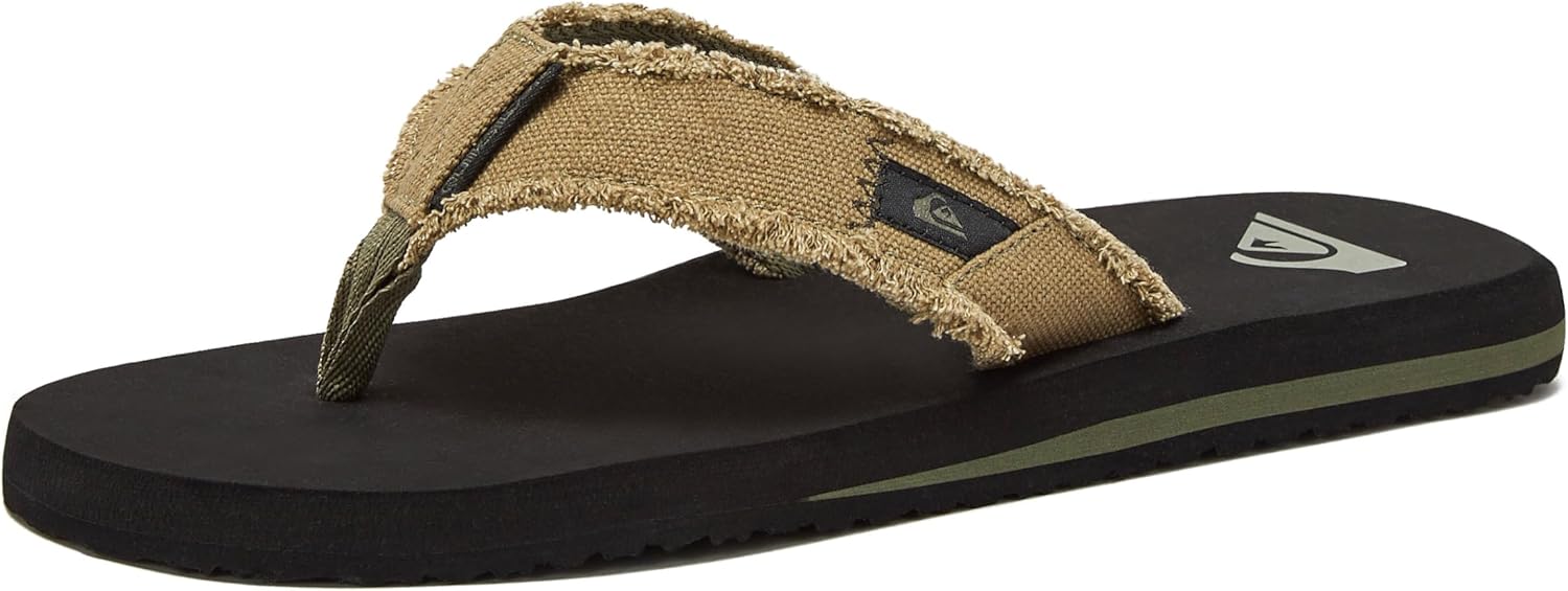 Quiksilver Monkey Abyss, Sandalia Hombre, Verde (Green Black Brown Xgkc), 43 EU 🇪🇸