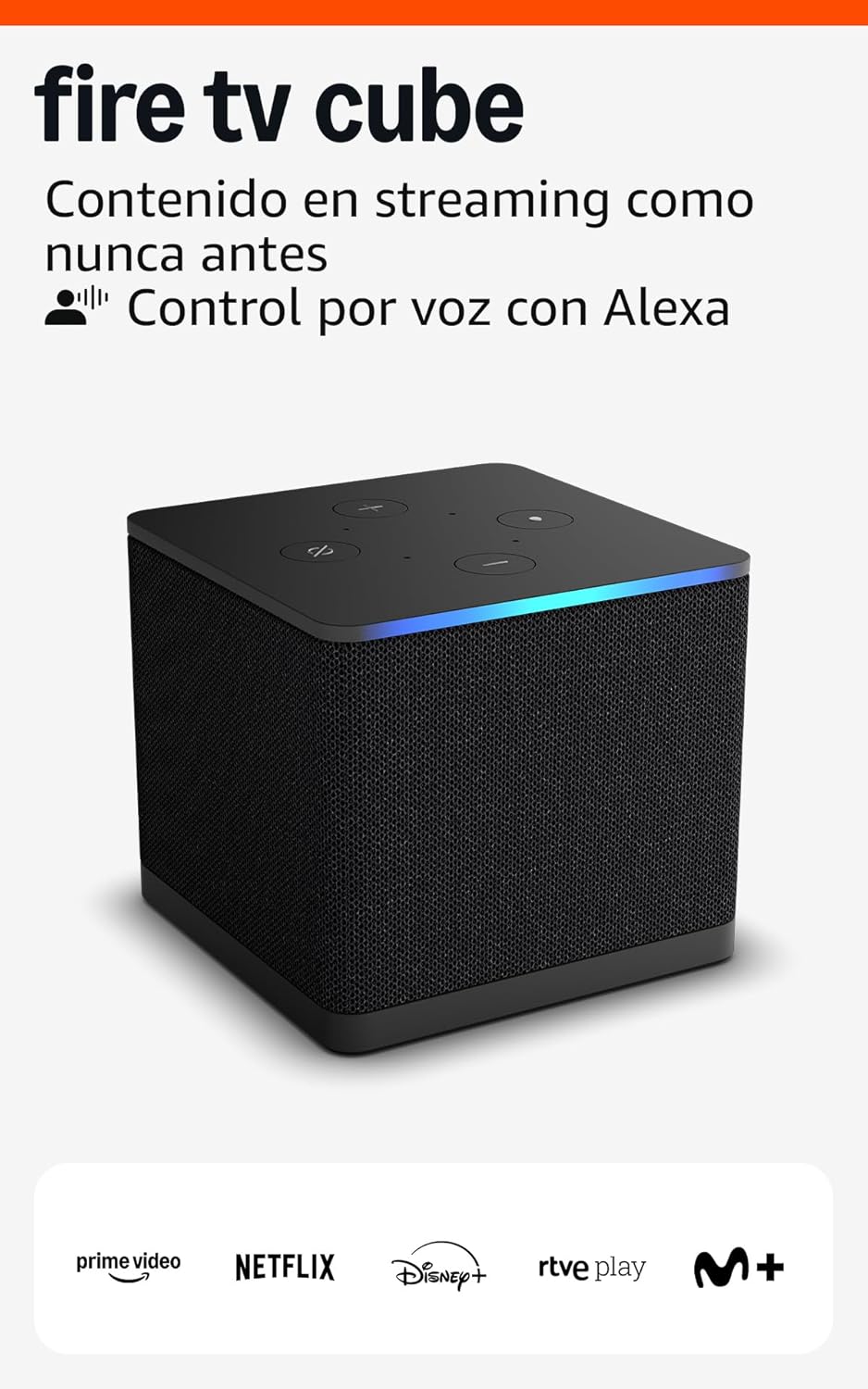 Amazon Fire TV Cube (Última generación) | Reproductor multimedia en streaming con con