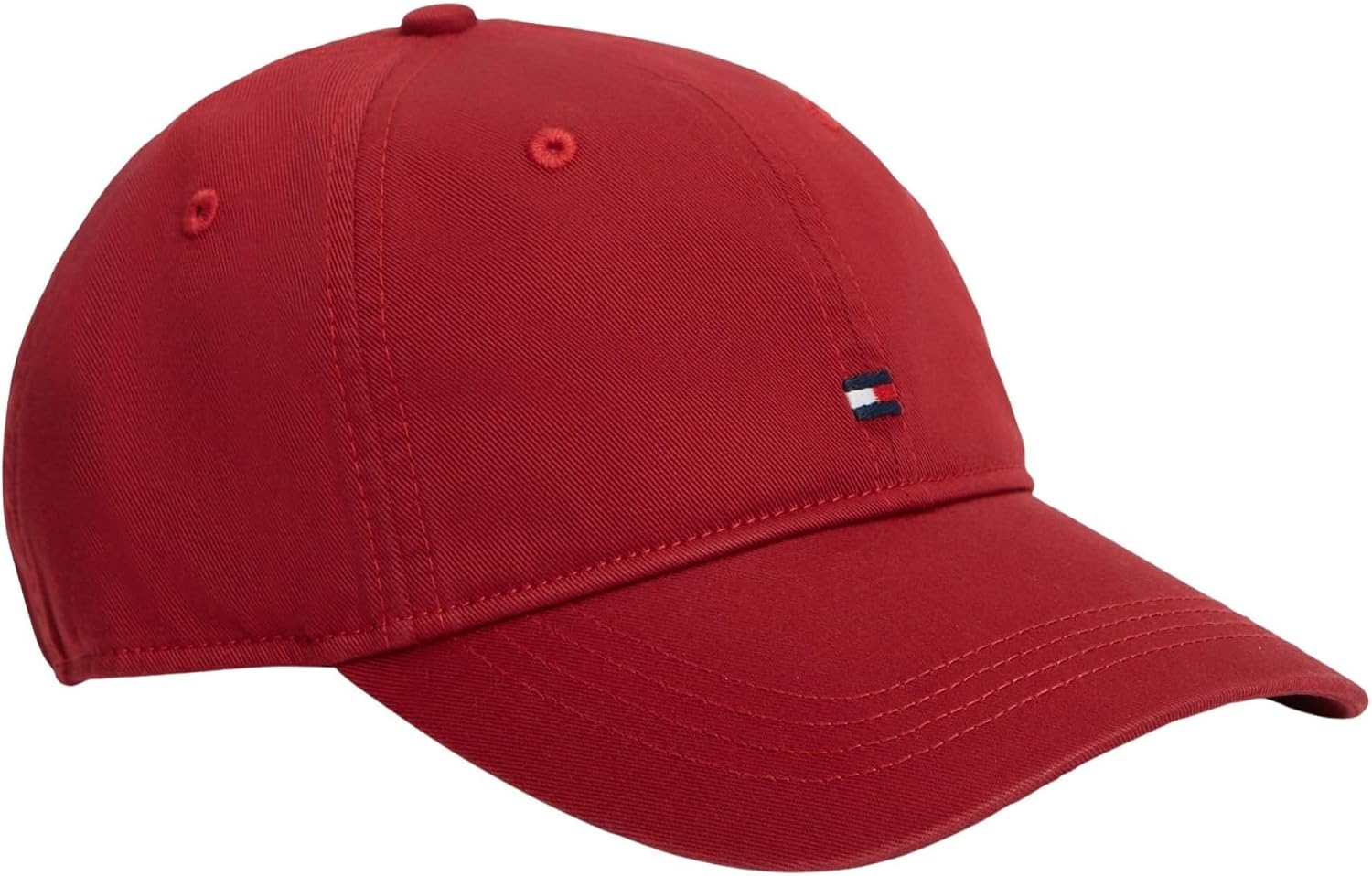 Tommy Hilfiger Gorra Hombre Flag Soft Panel con Cierre de Velcro, Rojo (Regatta Red),