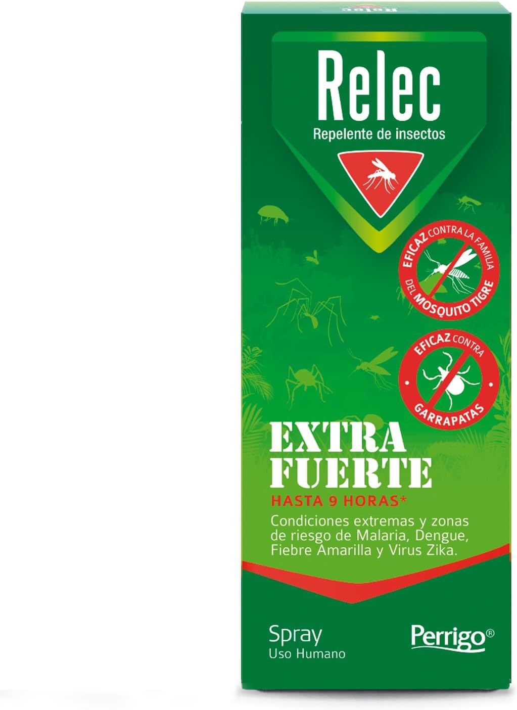 Relec Extra Fuerte Spray Antimosquitos, Repelente Mosquitos, 75 ml 🇪🇸