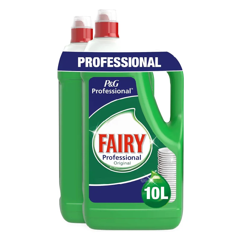 **Fairy Professional, Lavavajillas a Mano, Líquido Concentrado, 10 L (2 X 5 L), Origi