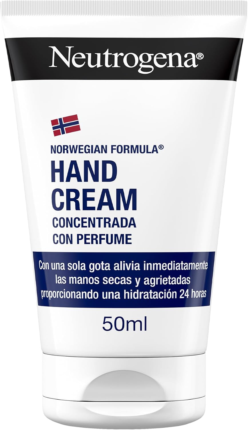 Neutrogena Fórmula Noruega Crema de Manos Concentrada con Perfume (50 ml), crema mano