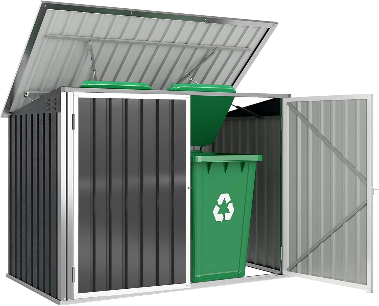 Cubos de basura ocultos