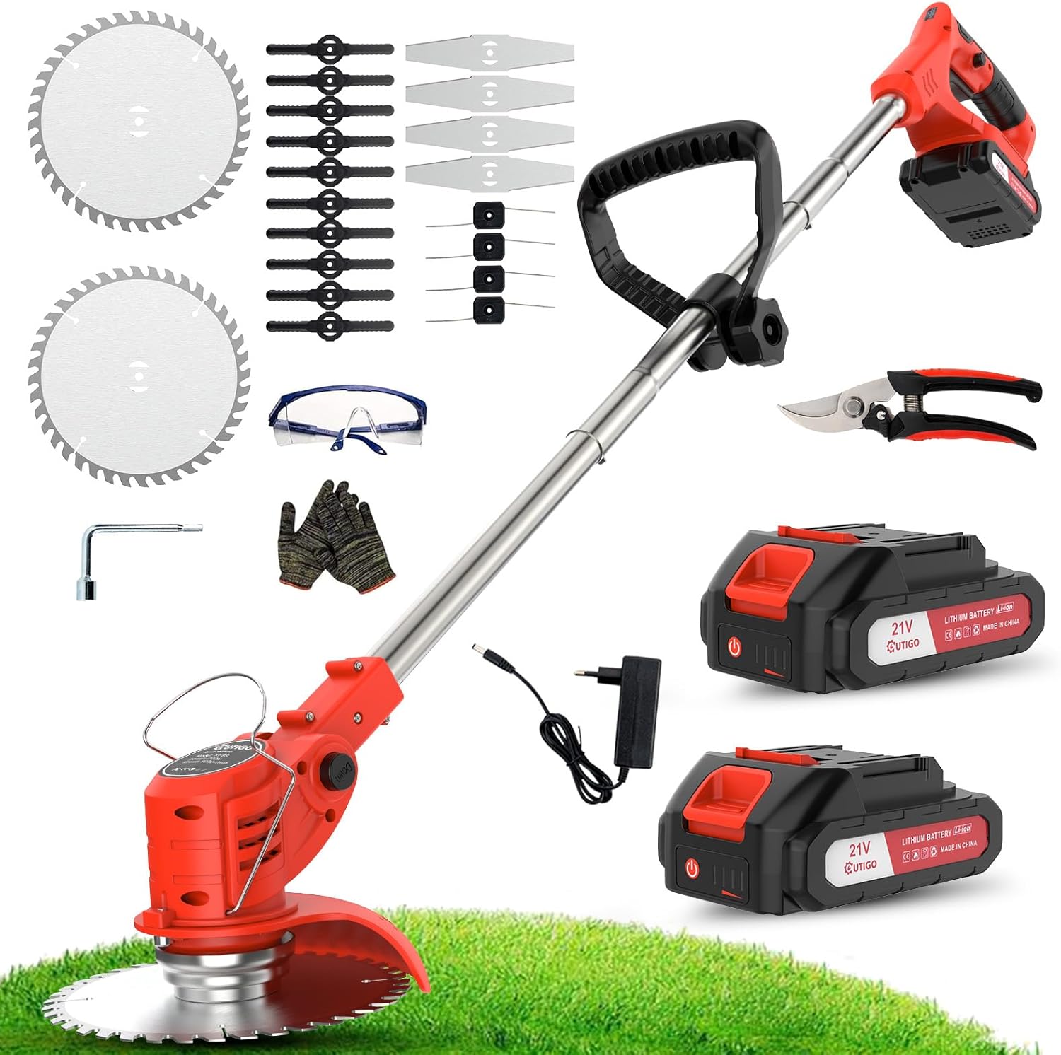 Kit completo de jardinería inalámbrica con autonomía extendida