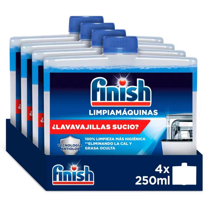 Finish LIMPIAMÁQUINAS REGULAR Limpieza Profunda para el Lavavajillas,Elimina Cal y Gr
