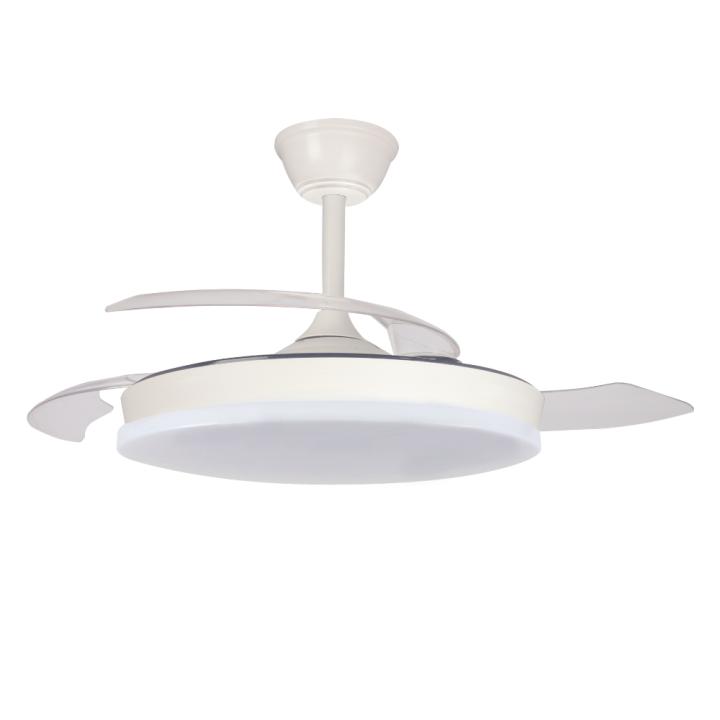 AKUNADECOR Ventilador de Techo ARPON Blanco Motor DC 6 Velocidades 3 Tamaños (S/L/XL)