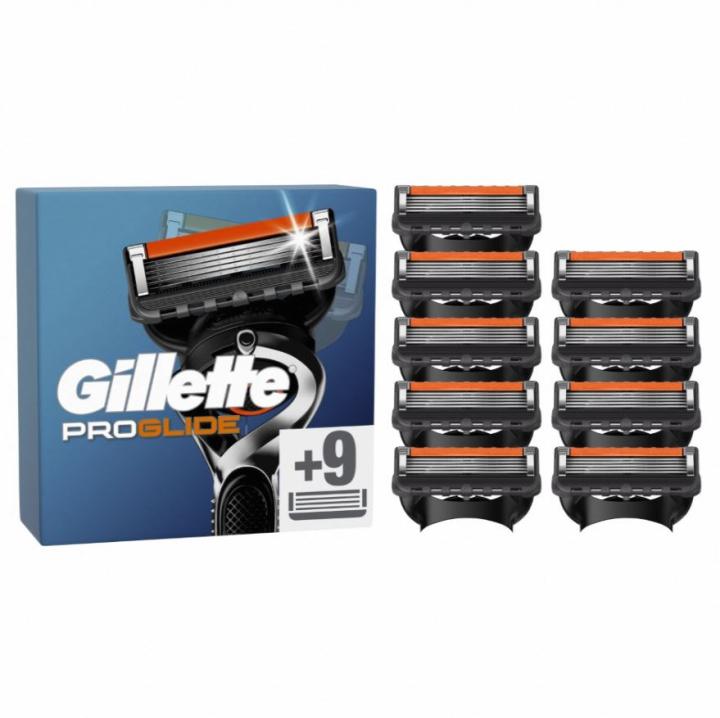 Gillette Proglide Pack de 9 Recambios Para Maquinillas De Afeitar Hombre, Cuchillas D