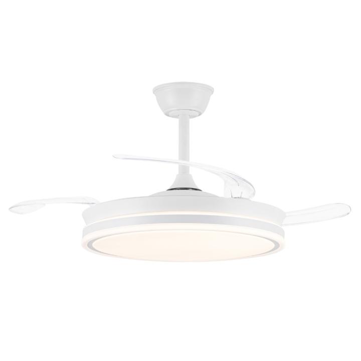 AKUNADECOR Ventilador de Techo Motor DC 6 Velocidades, Control App Inteligente, Luz L