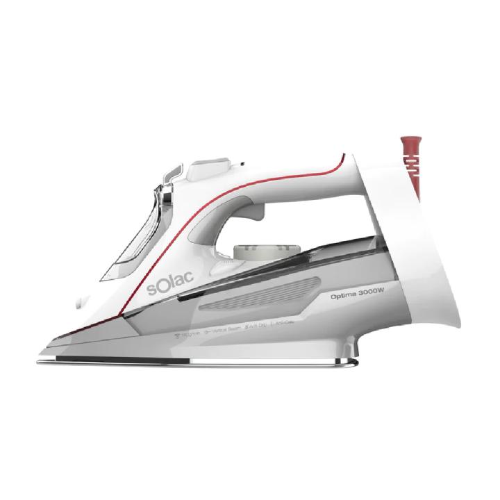 Solac - Plancha de Vapor Optima 3000W, Antical, Antigoteo , Vapor Continuo, Suela Cer