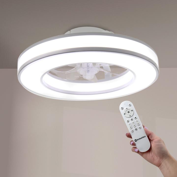 Iluminashop - Ventilador de Techo LED Colours, Temperatura de Luz Regulable, Luz Que 