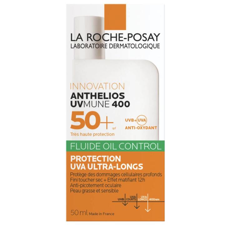 La Roche-Posay Anthelios Fluide Oil Control UVMune 400 con Perfume SPF 50+ - Protecto