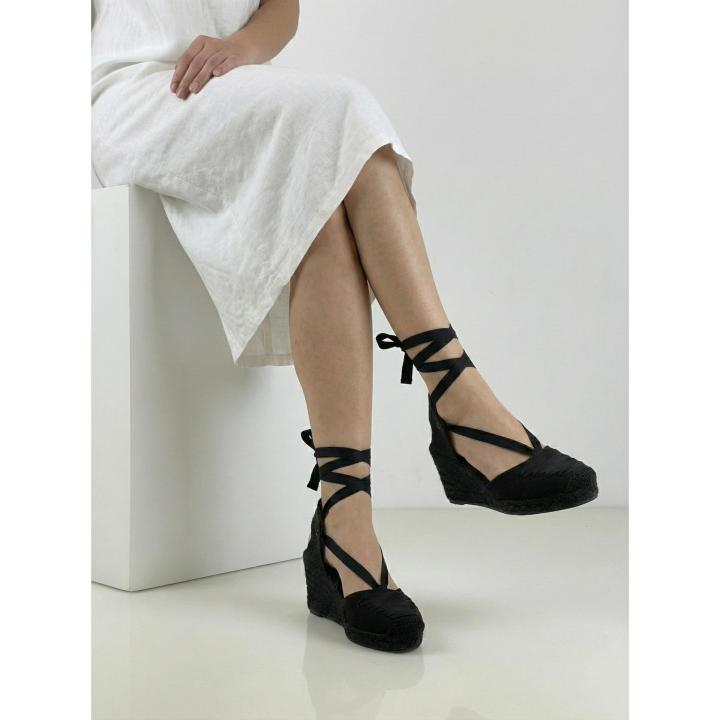 Calzados soraia, Sandalias de Cuña para Mujer Estilo Alpargata, Plataforma de Yute co