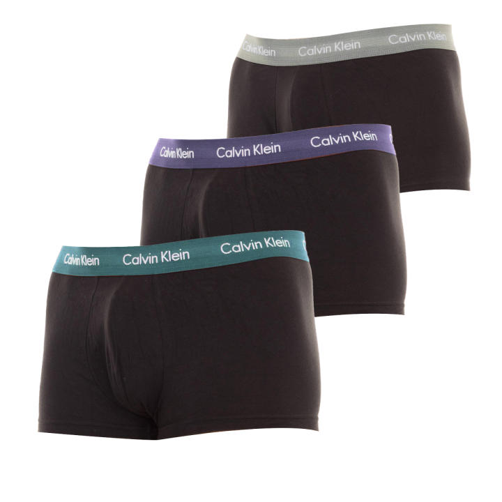 Calvin Klein-Pack 3 Boxers Low Rise Trunks U2664G para Hombre