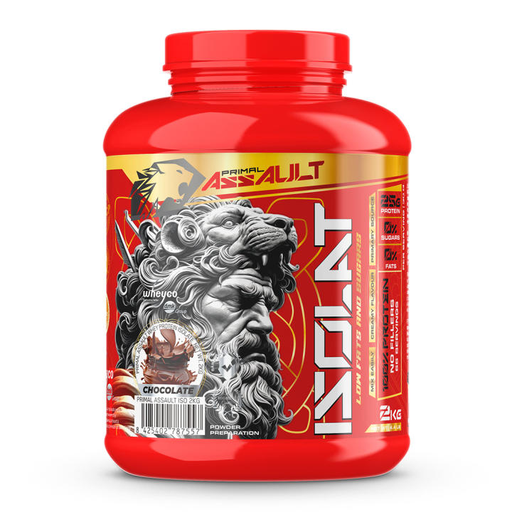 ISOLAT de PRIMAL ASSAULT es el aislado de proteina de suero más avanzado del mercado 
