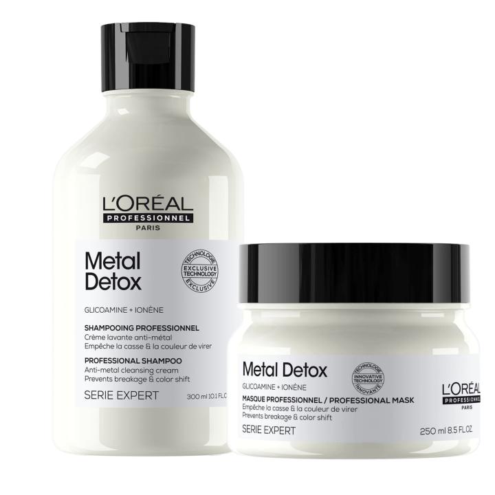 Pack L'Oréal Professionnel Metal Detox Champú + Mascarilla – Anti-Metales, Protección