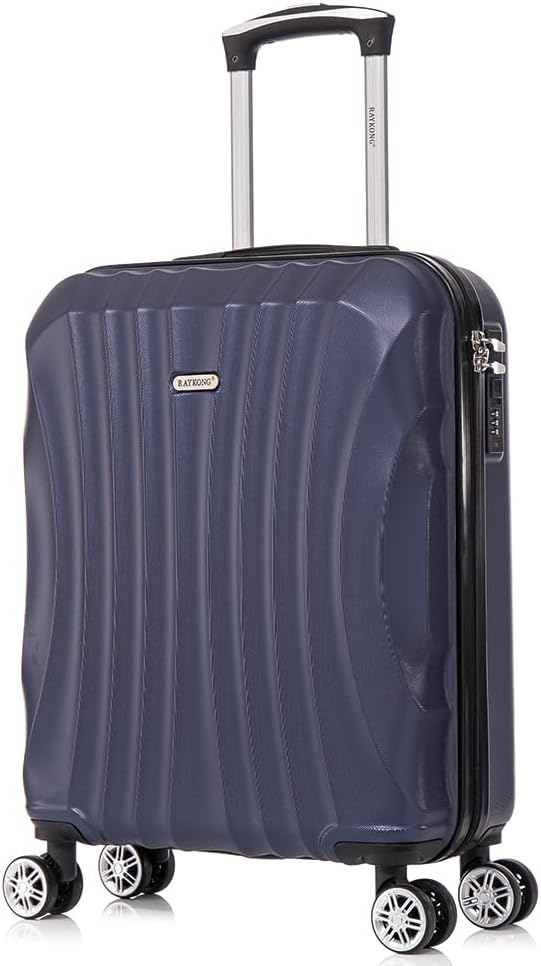 Maleta Cabina 20 Pulgadas ABS 55x40x20cm 40L - 4 Ruedas Dobles Giratorias 360° - Apro